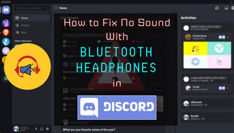 discord bluetooth lv|discord headphones issues reddit.